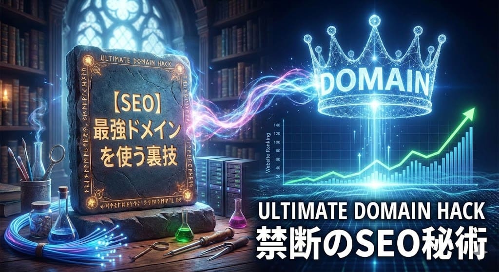 上位サイトが皆やっている魔法のSEO!最強ドメインを使う裏技