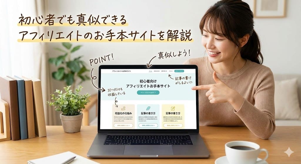 初心者でも真似できるお手本サイトを解説
