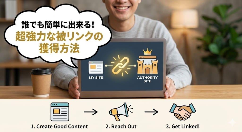 誰でも簡単に出来る!超強力な被リンクの獲得方法