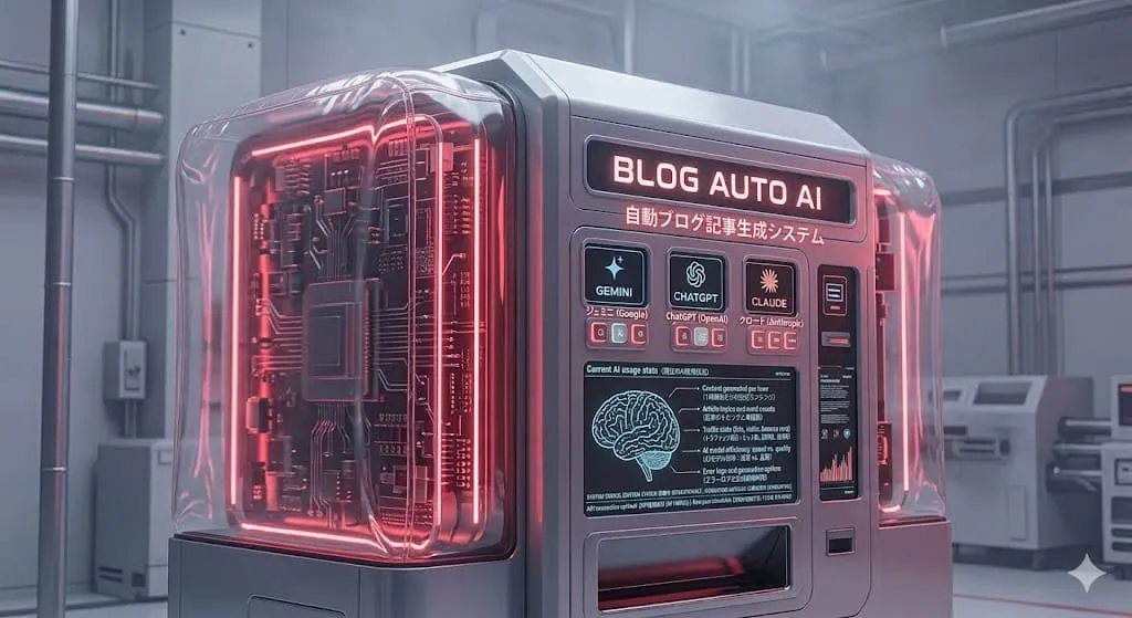 Blog Auto AIはあなたが寝ている間にも遊んでいる間にも記事を作り続けてくれる自動販売機のようなツール